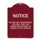 Signmission We Are Not Responsible for Fire Theft or Vandalism Outside or Inside of ANY Vehicle, BU-1824-22707 A-DES-BU-1824-22707 - alternate 1